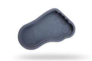 Chodníková dlažba 16 black foot Formy.sk